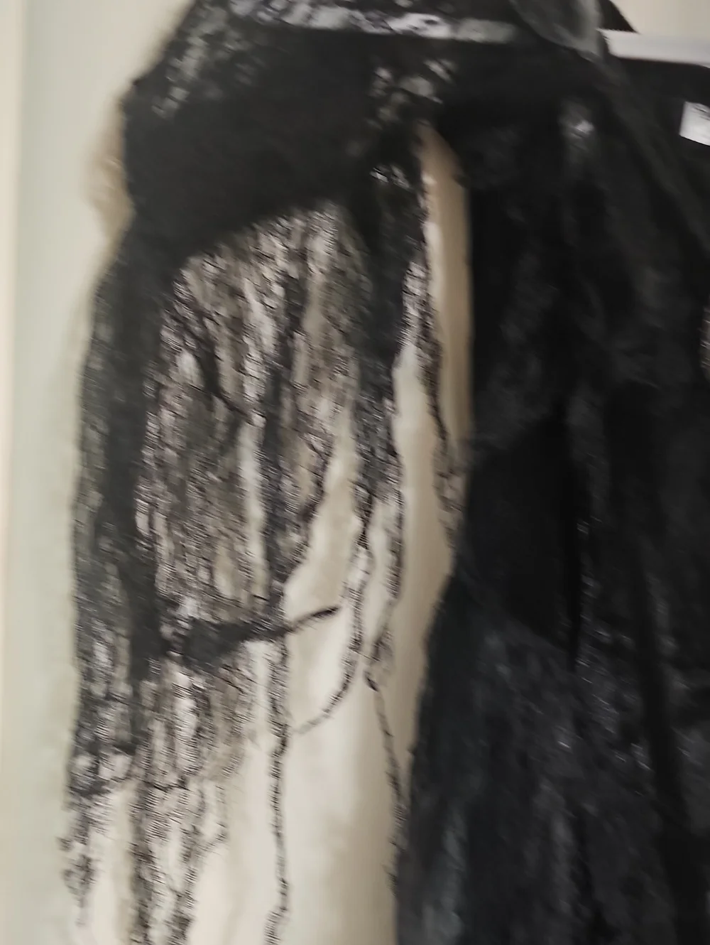 Spirit Black Cemetery Bride Veiled Gown